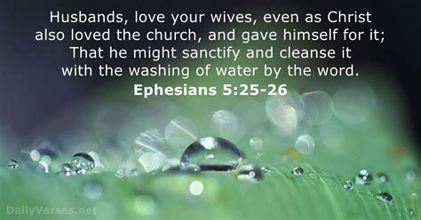 Ephesians 525 26 Bible Verse Kjv