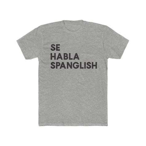 Se Habla Spanglish Shirt Funny Spanish Shirts Funny Latino Etsy