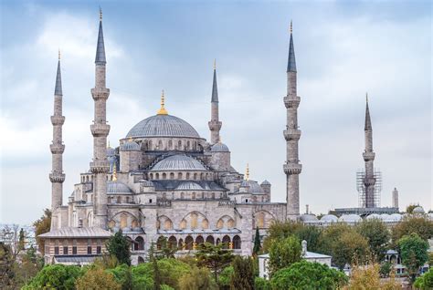The Sultan Ahmed Mosque Also Know As The Blue Mosque Is An Iconic