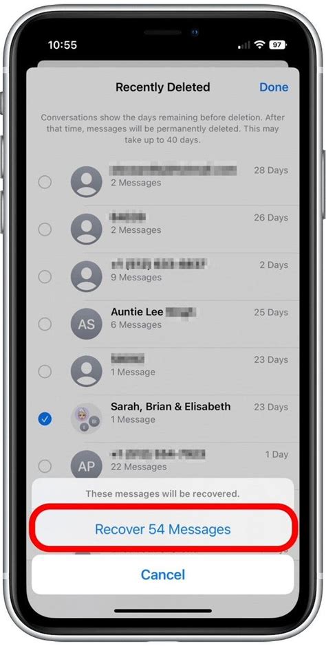 How To Recover Deleted Messages On Iphone In The Messages App Ios 16