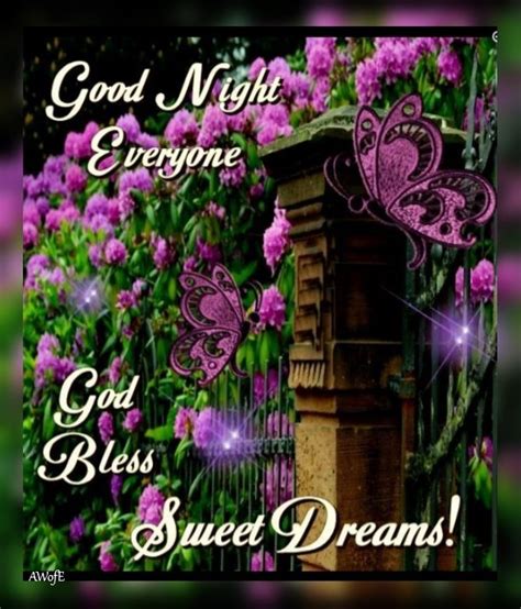 Good Night Everyone Hope You Had A Great Day Sweet Dreams And God
