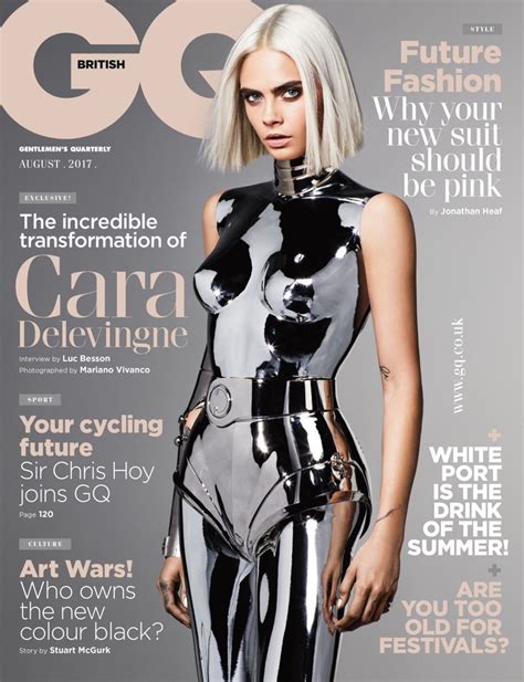 Cara Delevingne Poses In Sexy Futuristic Looks For Gq Uk