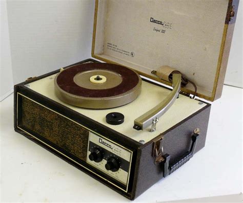 1950s Decca Record Player With Warranty