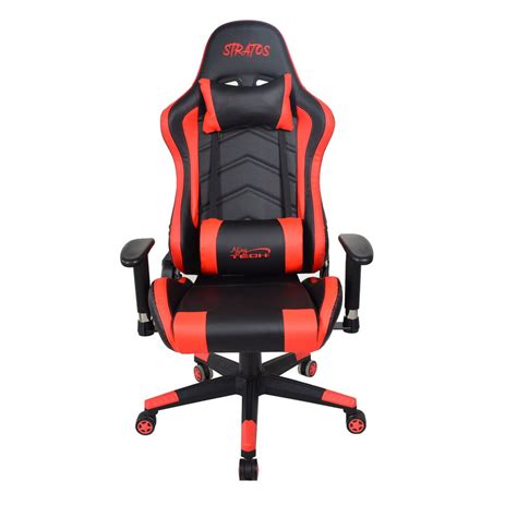 Silla Gamer Stratos 2d Njoytech Roja Lapolarcl