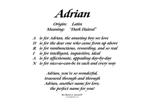 Meaning Of Adrian Lindseyboo