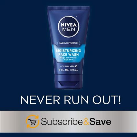 Nivea Men Maximum Hydration Moisturizing Face Wash With Aloe Vera 5 Fl