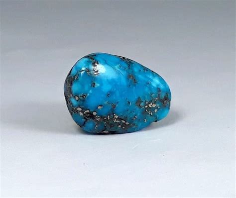 100 Natural Persian Turquoise Polished Rough With Golden Pyrite 1675