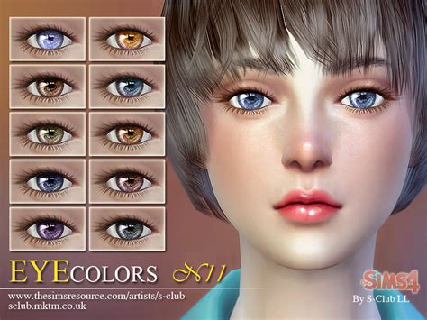 The Sims Resource S Club Ll Ts4 Eyecolors 11