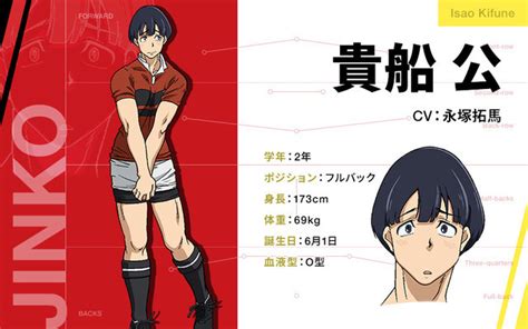 All Out Rugby Anime Reveals More Of Cast October 6 Debut New Visual