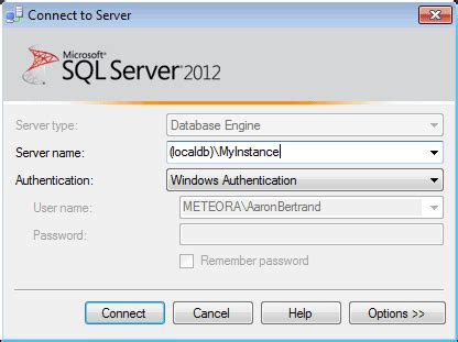 Getting Started With Sql Server Express Localdb