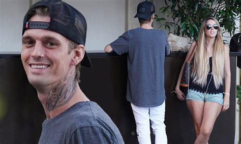 Aaron Carter Shops With Woman After He Was Granted A Restraining Order Against Ex Lina Valentina