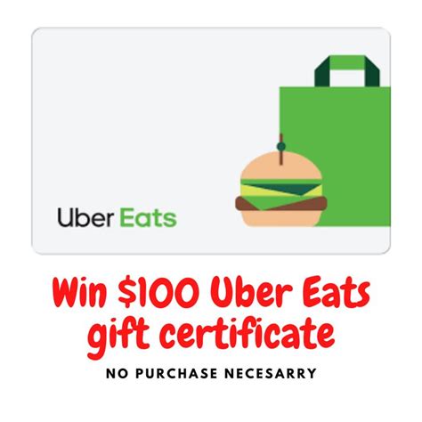 You can send recipients digital cards by text, email, or print—you decide how to distribute. Win a $100 Uber Eats gift certificate #giveaway #win | Eat gift, Uber eats, Gift certificates