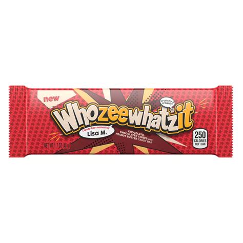 Whozeewhatzit Chocolate Candy Bar 17 Oz