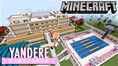 1000 Times Better Yandere Simulator Map In Minecraft Youtube