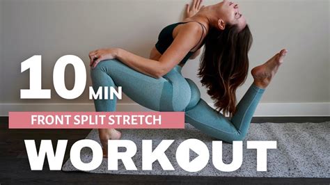 10 min stretch for splits tone splits flexibility routine how to do a split fast🔥 youtube