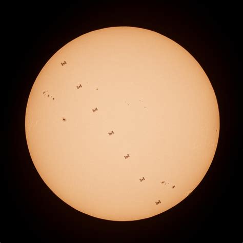 Photographer From Ruelle Captures Images Of The International Space Station In Front Of The Sun