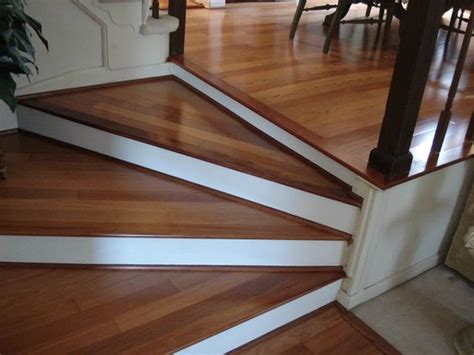 I Like This Look On Stairs With Porcelain Flooring That Looks Like