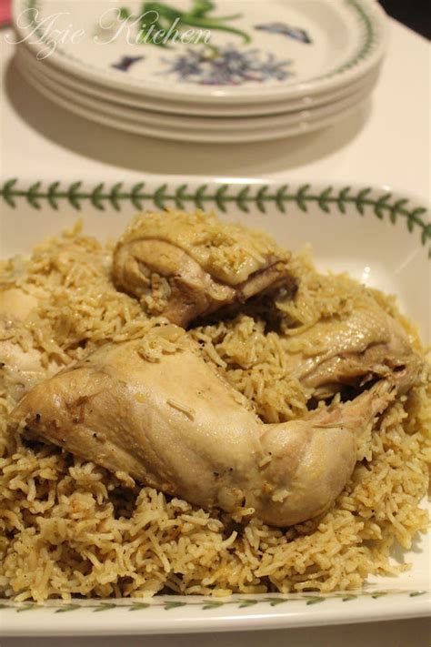 Menu nasi ayam turut menjadi pilihan dan popular di negara jiran seperti singapura dan indonesia. Nasi Kabsah Ayam - Azie Kitchen