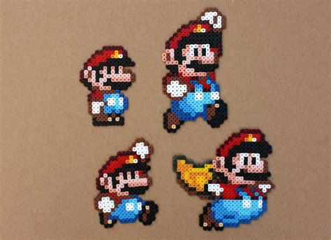 Super Mario World Hama Perler Bead Figure Etsy Bügelperlen Hama