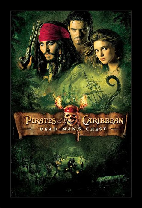 pirates of the caribbean dead man s chest movie poster