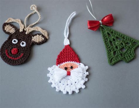 Crochet Christmas Tree Ornaments Ideas Home