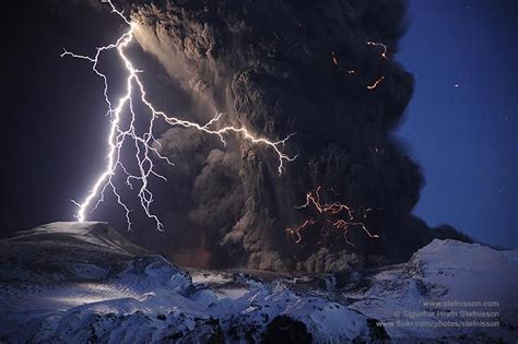 2010 Volcanic Eruption In Eyjafjallajokull Glacier Iceland Volcano