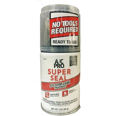 Zeror Stop Leak Super Seal For R134a System In Self Sealing Can Hose