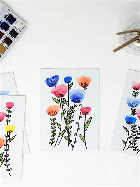 This is subreddit is for people interested in learning how to paint with watercolors. How to Paint Easy Watercolor Flowers {No Painting Skills ...