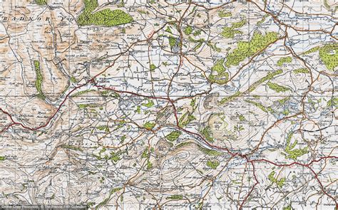 Historic Ordnance Survey Map Of Old Radnor 1947