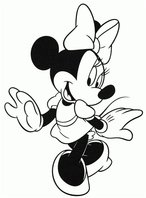 White mouse clipart free download! Minnie Mouse Free Clip Art - Coloring Home