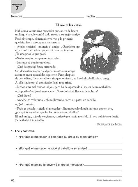 Clippedonissuu From Refuerzo Lengua Cuarto Spanish Classroom