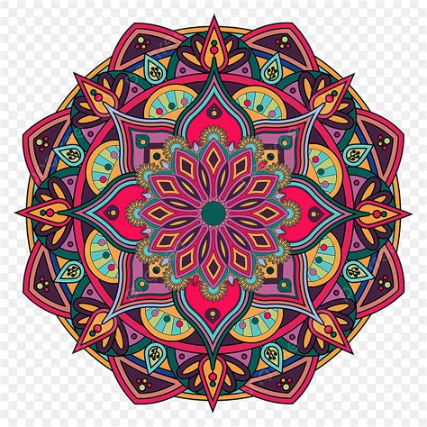 Mandala Colouring Vector Design Images Mandala With Colourfull Colour