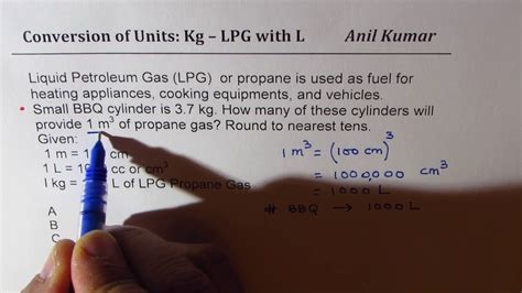 These units belong to different measurement systems. How many 3.7 kg BBQ LPG Cylinders Required for 1 meter ...