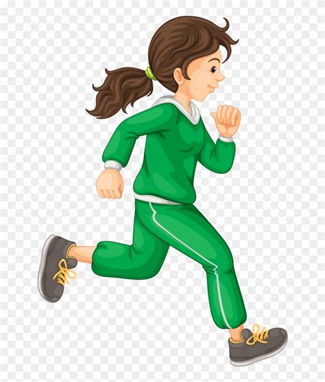 Animated Girl Running