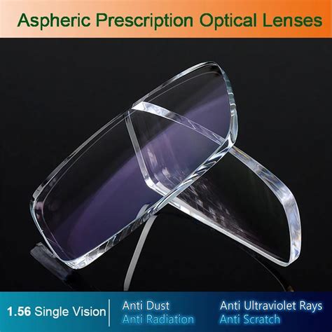 156 Index Prescription Lenses Cr 39 Resin Aspheric Glasses Lenses For Myopiahyperopia