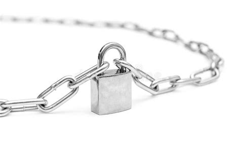 Padlock And Chains Stock Image Image Of Background Closeup 15092007