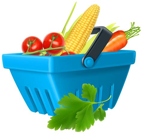 Basket With Vegetables Png Clipart Best Web Clipart