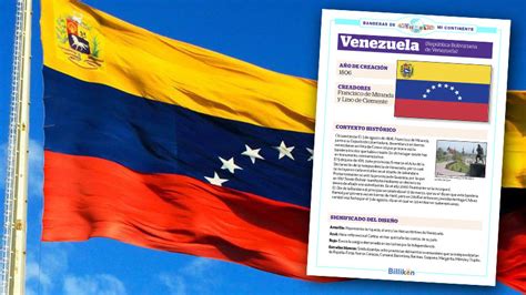 Bandera De Venezuela Para Colorear E Imprimir Billiken