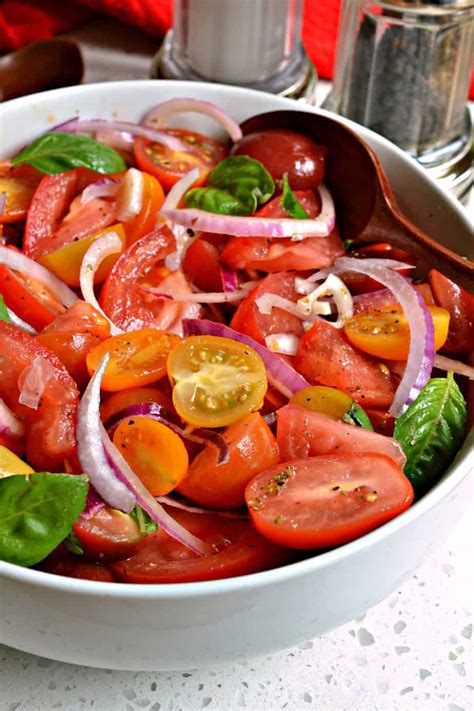 Fresh Summer Tomato Salad Recipe Small Town Woman