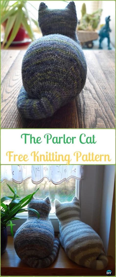 Amigurumi Knit Cat Toy Softies Free Patterns