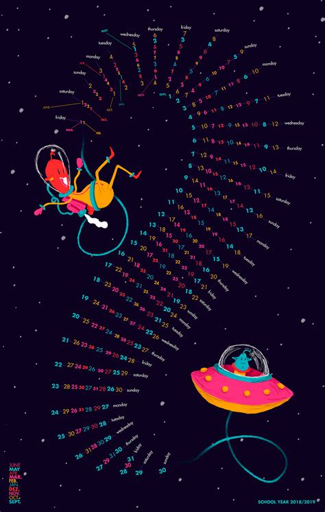 It is presented for action. ACADEMIC CALENDAR 2018/2019 on Behance