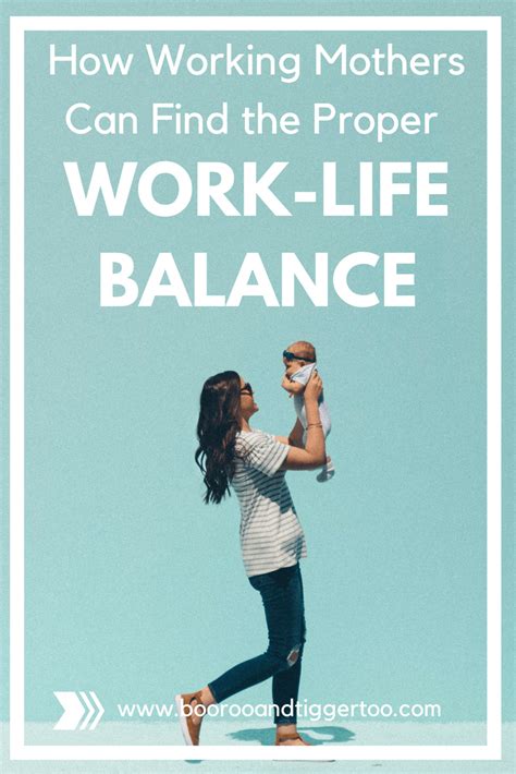 How Working Mothers Can Find The Proper Work Life Balance Working