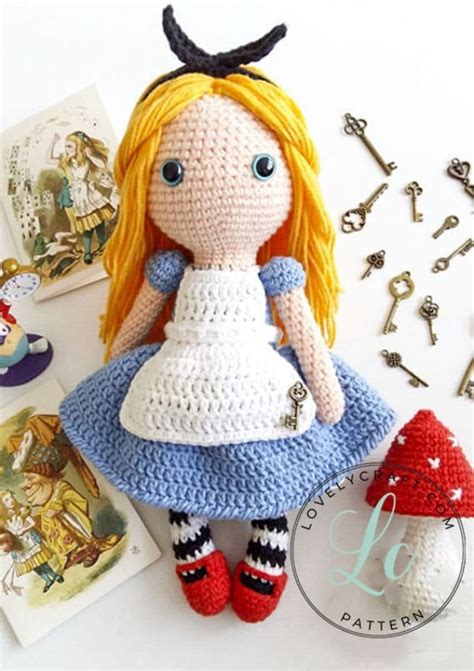 Crochet Alice In Wonderland Amigurumi Free Pattern Lovelycraft