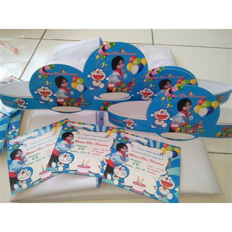 Jual Paket Ulang Tahun Tema Doraemon Shopee Indonesia