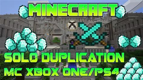 Minecraft Duplication Glitch Ps4xbox One Youtube
