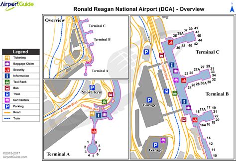 Ronald Reagan Airport Terminal Map Draw A Topographic Map
