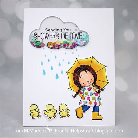 mft stamps rain or shine umbrella cards handmade greeting card designs mft cards