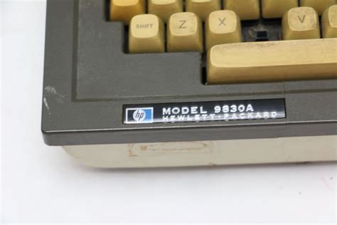 Vintage Hp 9830a Basic Desktop Programmable Calculator Wtape Drive No