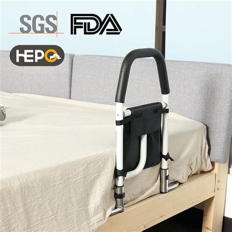 Hepq Bed Rail Portable Bed Safety Rail For Elderly Assist Handle Bariatric Support Handle With