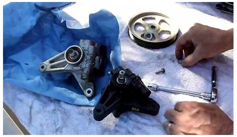 2005 Honda Odyssey Power Steering Pump Replacement - YouTube
